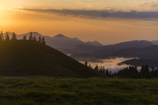 Sommer Abendstimmung Alm